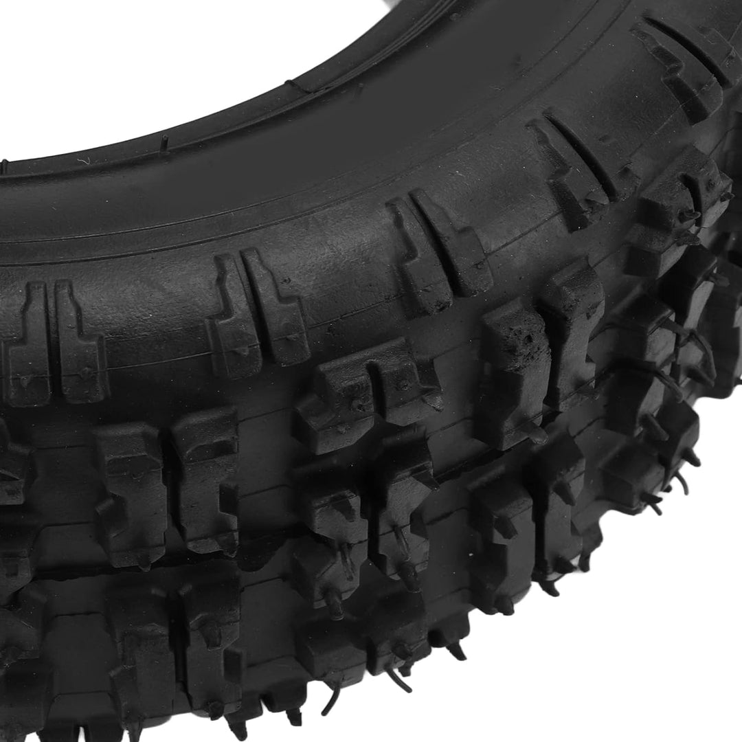 Dilwe Offroad-Reifen, 13 X 5.00-6 Gummi-Innen- und Au?enreifen mit Geradem VentilschaftElectric Bicy