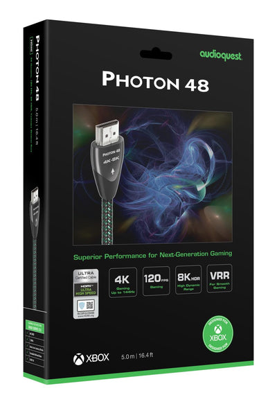 AudioQuest Photon 48 Ultra High Speed HDMI 2.1-Kabel, 48 Gbit/s, 1,5 m 1.5, 1.5