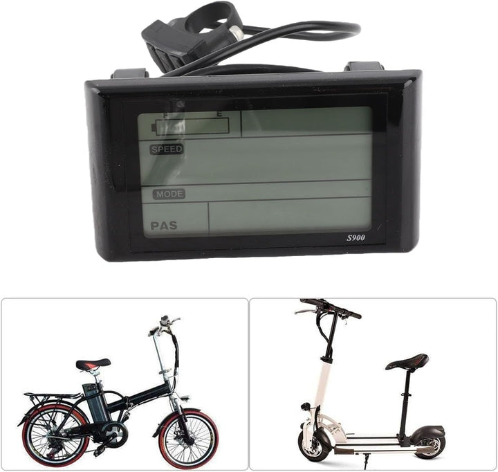 Elektro-Bike LCD Display Panel - S900 Steuergerät für 36V und 48V E-Bikes, wasserdicht und multifunk