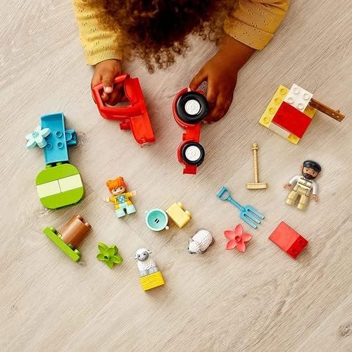 LEGO 10950 DUPLO Town Traktor und Tierpflege Spielzeug, Spielzeug