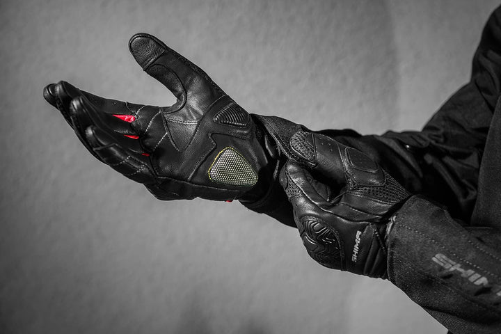 SHIMA RUSH Motorradhandschuhe - Atmungsaktive, Verstärkte, Stadt, Sommer, Touchscreen Handschuhe mit