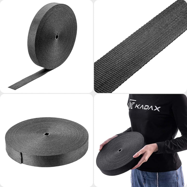 KADAX Baumbindeband 40mm x 50m, Bindeband zur sicheren Befestigung von Bäumen &amp; Sträuchern, Baumbind