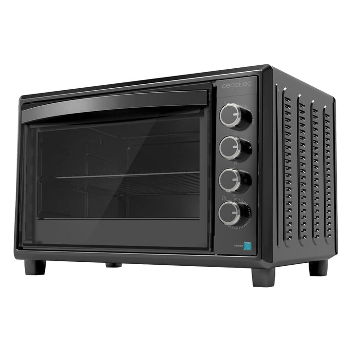 Cecotec Tisch-Konvektionsofen 60 Liter Bake&amp;Toast 6090 Black Gyro. 2200 W, Innenbeleuchtung, 12 Funk