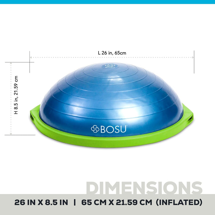 Bosu, Home Gym Equipment, The Original Balance Trainer, 66 cm Durchmesser blau / grün, blau / gr