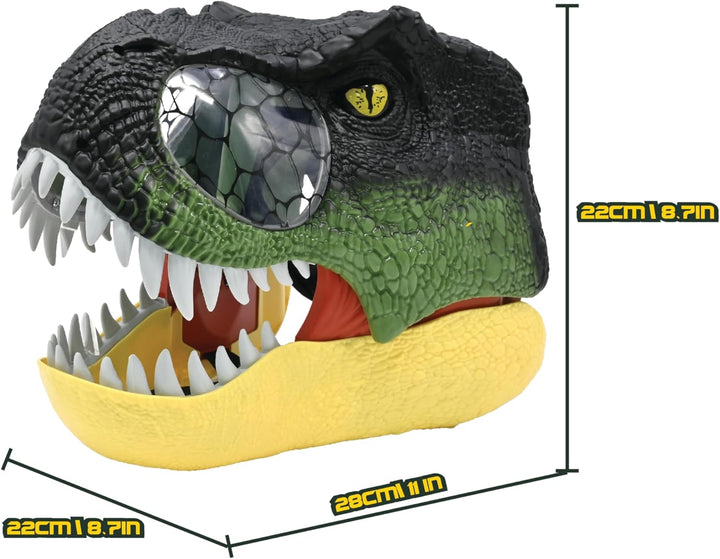 Lexibook, Dinosauriermaske, Beweglicher Kiefer, Realistisches Spielzeug mit Gebrüll und Lichteffekte