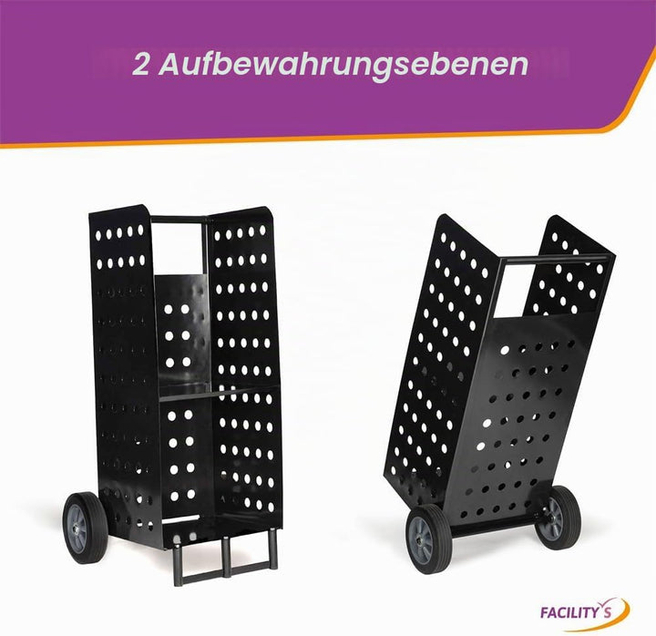 Holzwagen aus Metall
