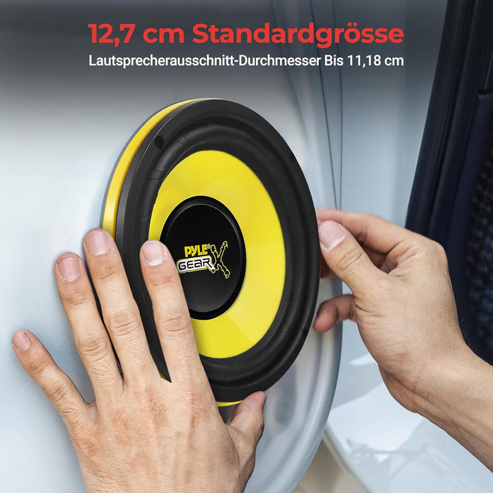 Pyle Auto Subwoofer 5" – 200W 4 Ohm Lautsprecher mit 30oz Magnet Hochtemperatur-Schwingspule, 2,32"
