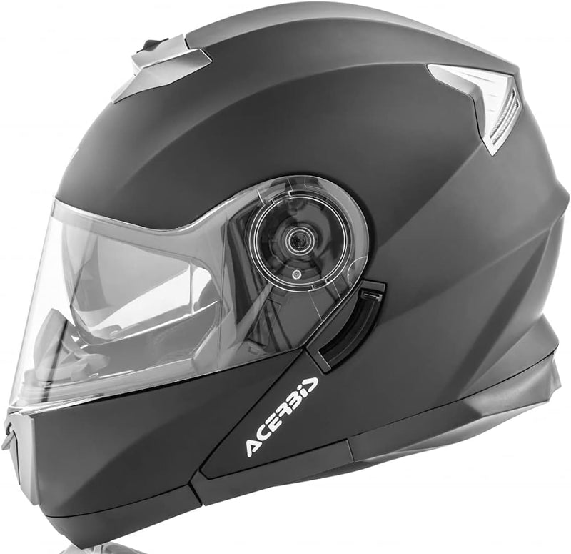 Acerbis Herren Serel Modural Helm, Schwarz, L