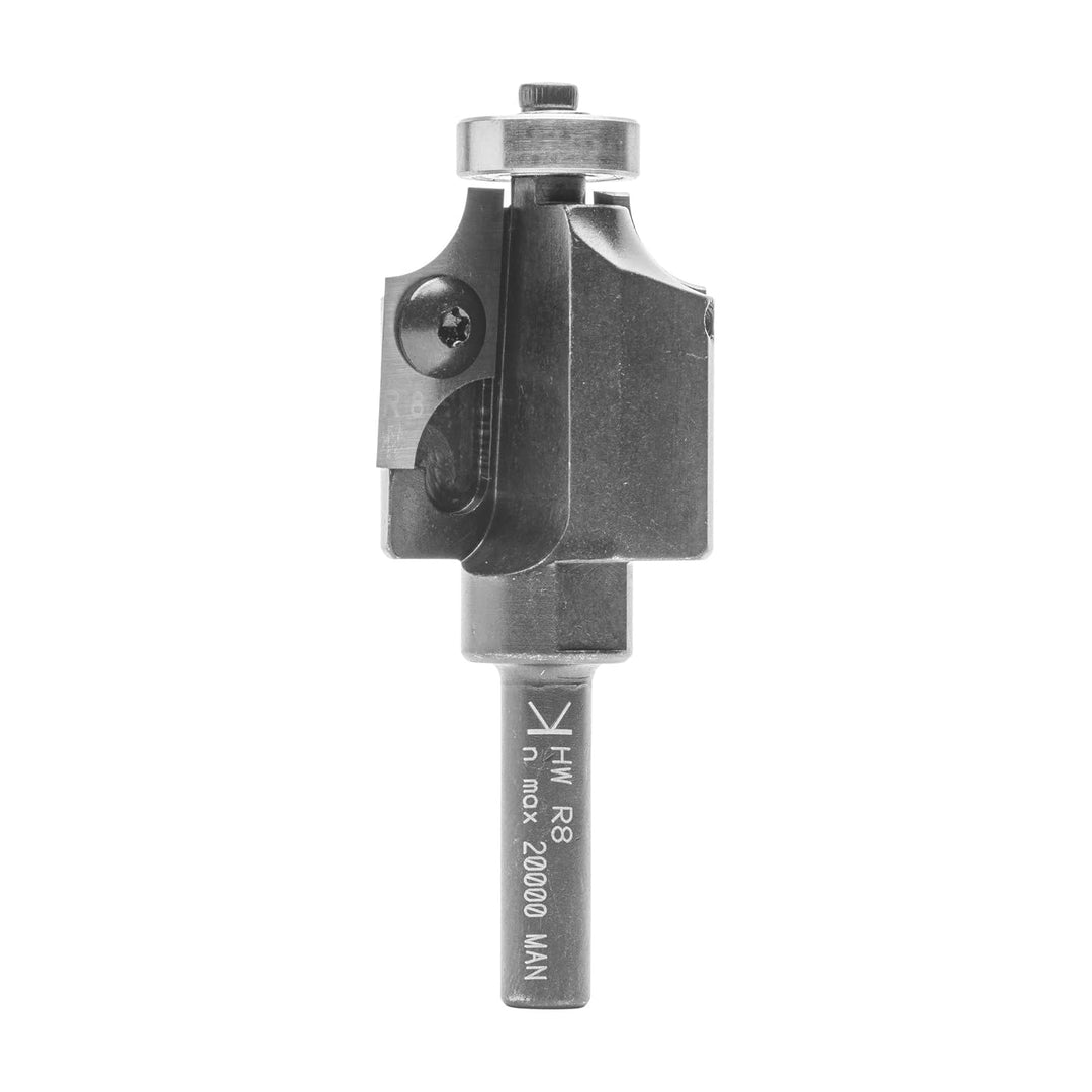 ENT 20339 Abrundfräser und Viertelstabfräser HW, Schaft (S) 8 mm, Durchmesser (D) 32 mm, (NL) 24 mm,