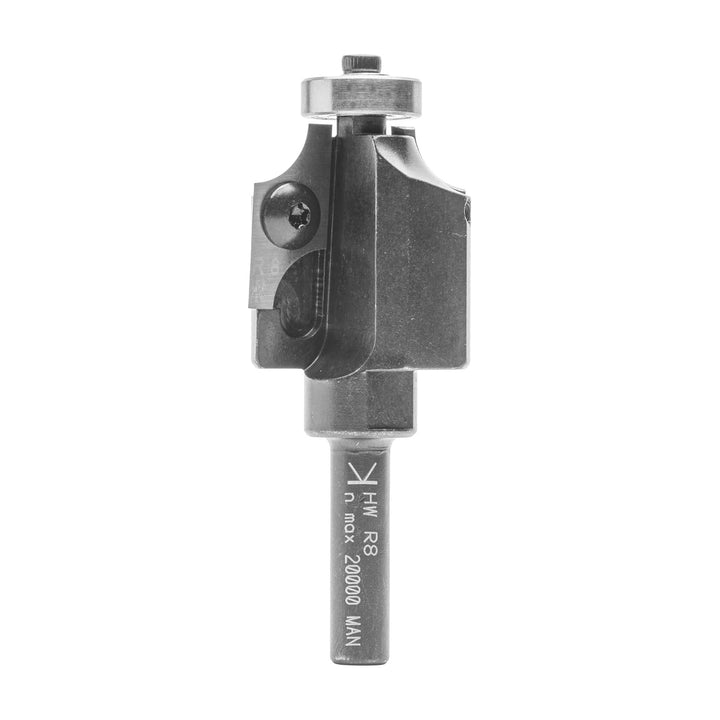 ENT 20339 Abrundfräser und Viertelstabfräser HW, Schaft (S) 8 mm, Durchmesser (D) 32 mm, (NL) 24 mm,