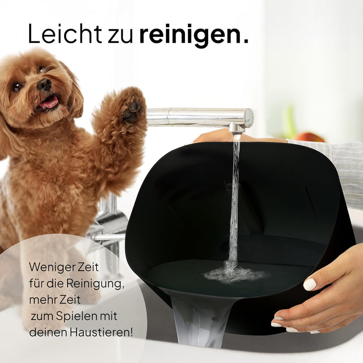 Pretty PAW® Trinkbrunnen für Hunde I Super leiser Hunde Trinkbrunnen mit 7 Liter Wassertank I BPA-fr
