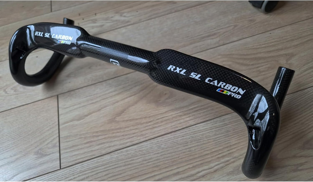 RXL SL rennrad carbon lenker 31.8mm schwarz 3K glänzend Aero Tropfen Lenker Interne Kabel für Racing
