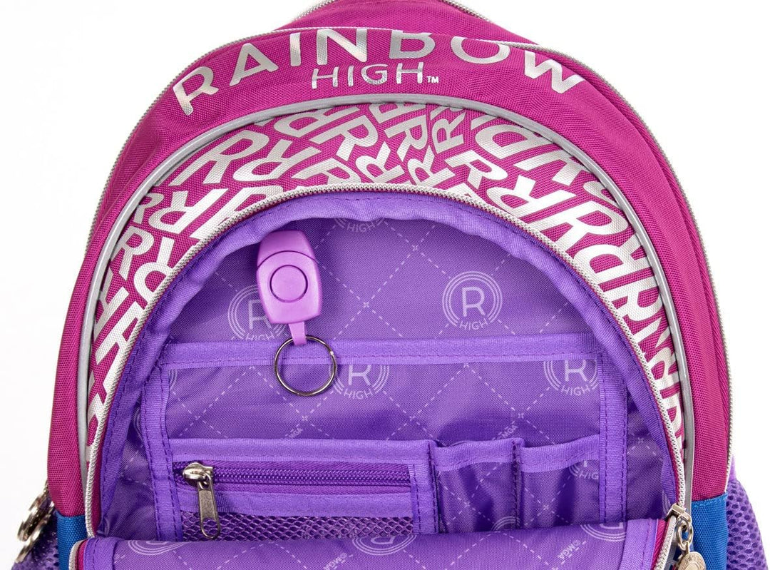 Goldkids 4er Set Schulrucksack Rucksack Federmappe Turnbeutel Aufgabenheft Rainbow High Motiv geeign