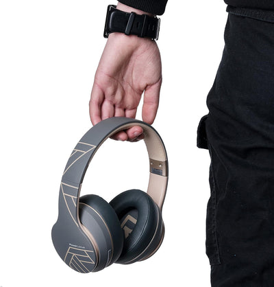 PowerLocus P6 Bluetooth Kopfhörer Over Ear, Over Ear Kopfhörer Kabellos mit Super Bass, 40Std. Spiel