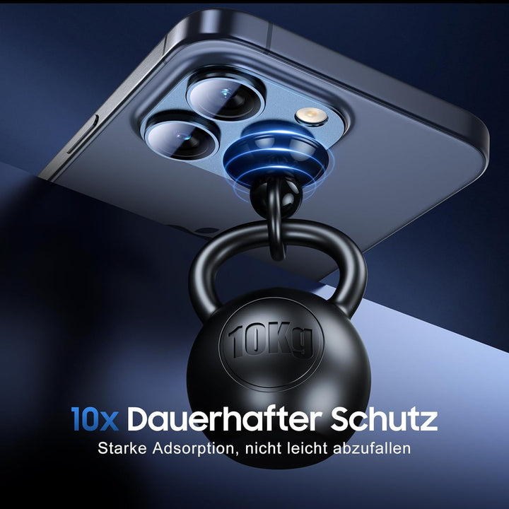 UniqueMe für iPhone 15 Pro/iPhone 15 Pro Max Kameraschutz - [Kratzfest, Stabil] Ultra-Klar 9H Härte