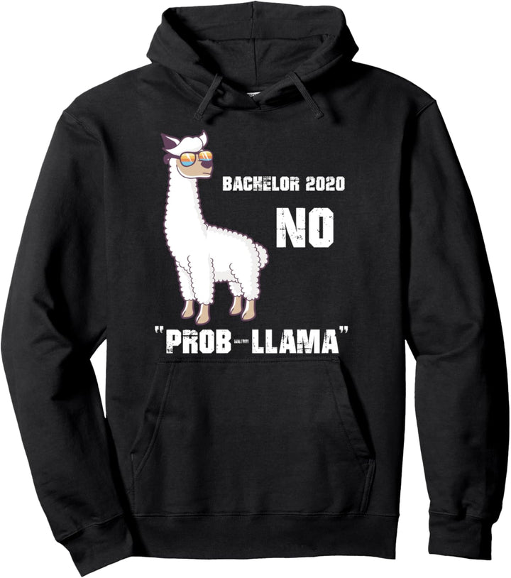 Bachelor 2020 No Problama Lama Alpaca Abschluss Kein Problem Pullover Hoodie