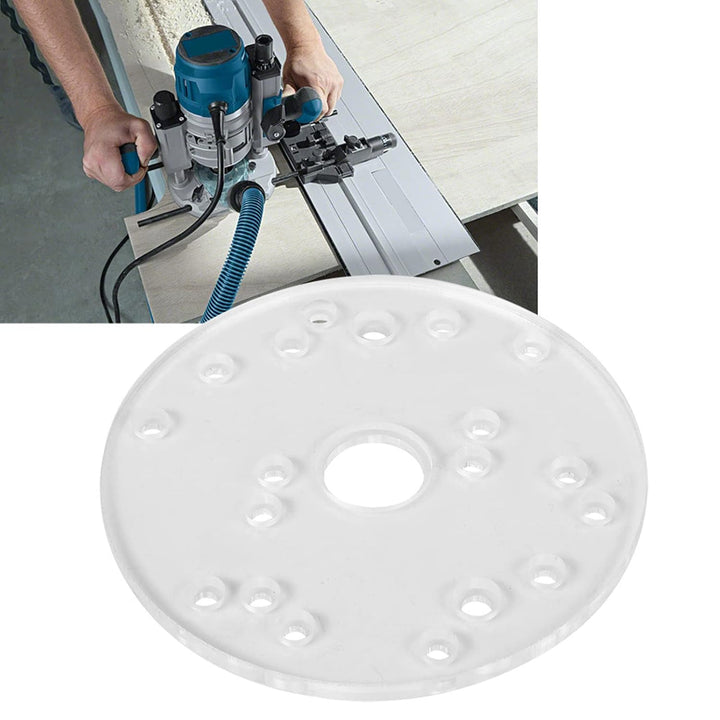 Oberfräse Universal-Grundplatte,Router Sub Base,Powertec Universal Router Grundplatte,Elektrowerkzeu