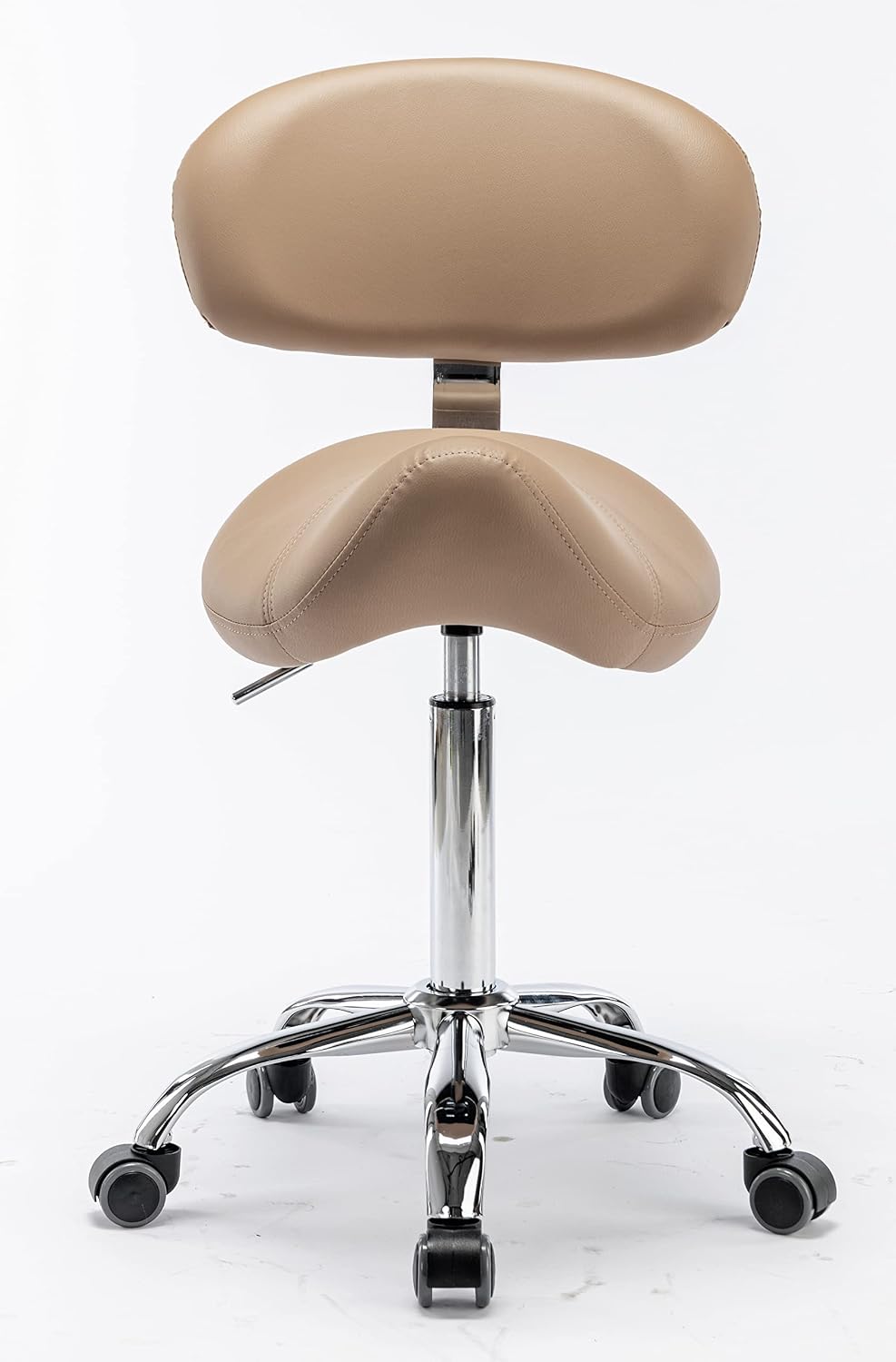 Sattelhocker MULY BIGBACK Lehne, Sitzhöhe bis ca. 74cm, Braun | 1stuff-Markenqualität, Fachhändler a