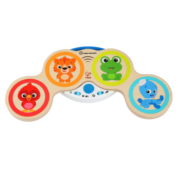 Baby Einstein Hape Magic Touch Trommel, hochwertiges Musikspielzeug aus Holz, ab 6 Monaten, Magic To
