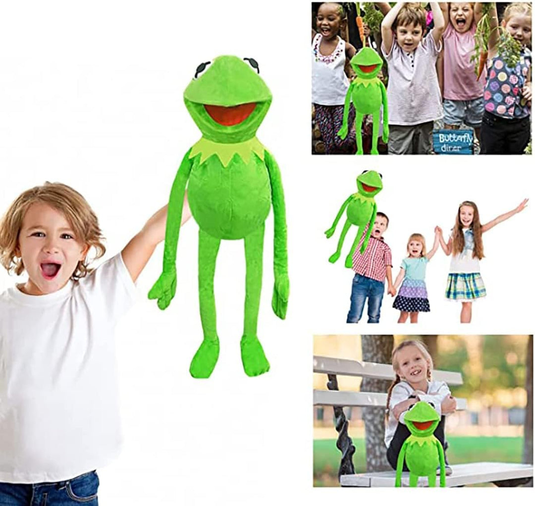 Kermit der Frosch Handpuppe PlüSchtier Frosch Handpuppen für Kinder Tier Kuscheltier Spielzeug 23.6i