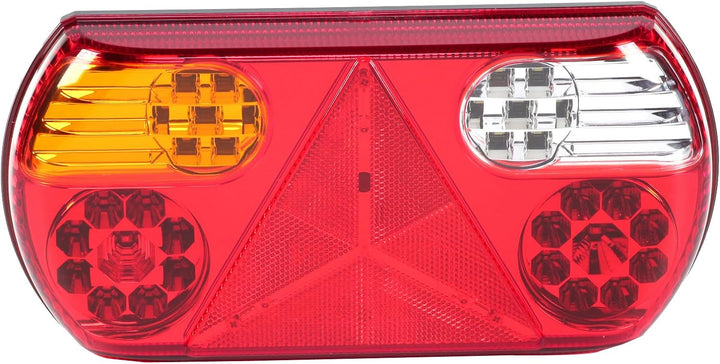 HELLA - Heckleuchte - Valuefit - LED - 12V - Anbau/geschraubt - Lichtscheibenfarbe: mehrfarbig - Ste