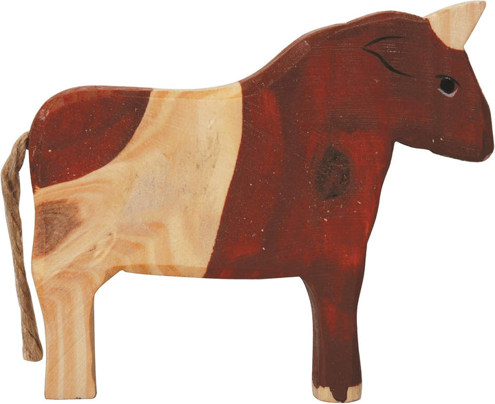 ORGINAL Winzling BIEGEPUPPEN Tiere Holz Ergänzungs Weihnachtskrippe 7er SET