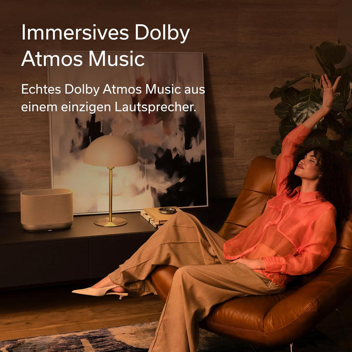 Denon Home 400 Smart Bluetooth Lautsprecher mit HEOS, Dolby Atmos Music, Musikbox Kabellos, Hi-Res A