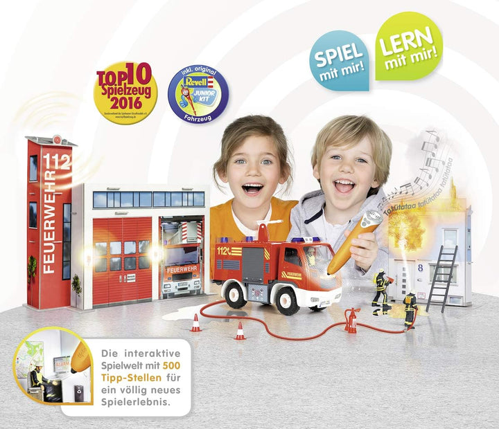 Ravensburger tiptoi Spielewelt Feuerwehr - 00824 / Erlebe spielerisch den Alltag der Feuerwehr Spiel