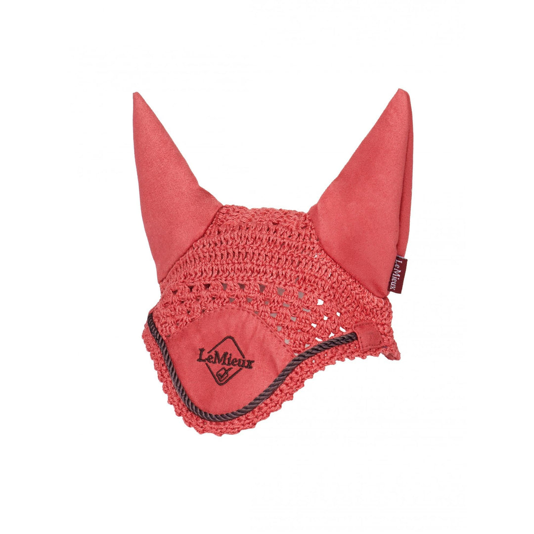 LeMieux Hobby Horse Fliegenhaube - Cranberry - Geeignet für Kinder ab 3 Jahren, Cranberry