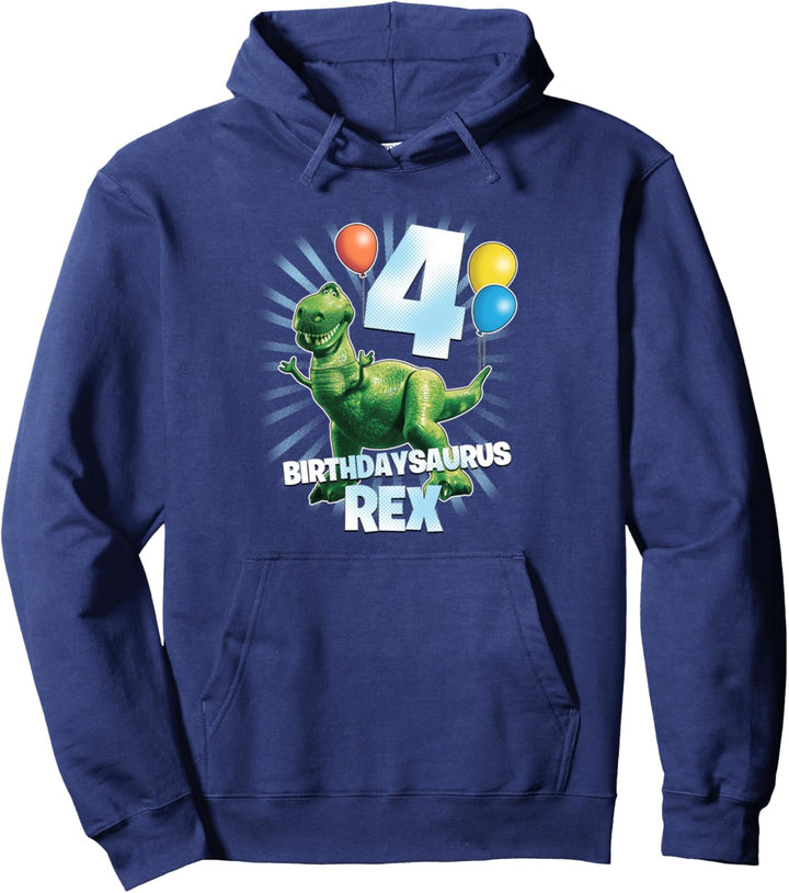 Disney Pixar Toy Story Birthdaysaurus Rex 4th Birthday Pullover Hoodie