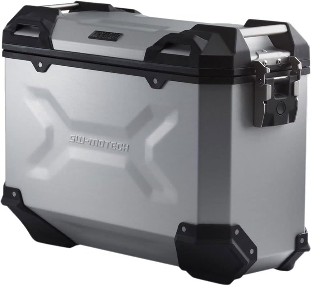SW-MOTECH TRAX ADV M Aluminium Seitenkoffer 37L, Rechts, Silbern OS Silber, OS Silber