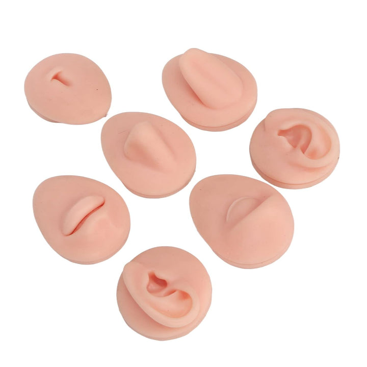 Silikon-Nasenmodell Weiches Silikon Flexibles Modell Körperteil-Display-Set Body-Piercing-Übungsmode