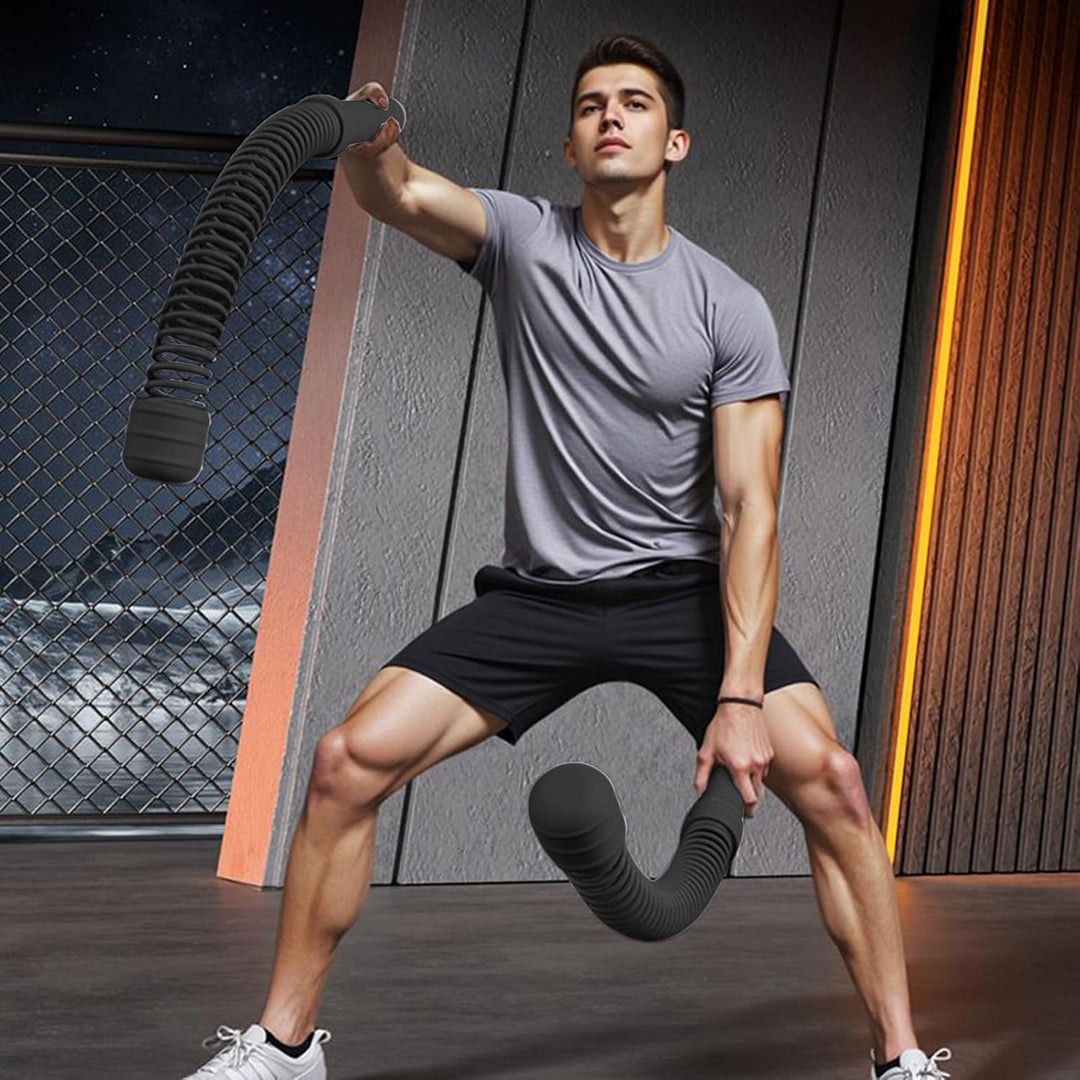 Generisch Fitnessseile | 2 Kurze Battle Ropes | Knötchenfreies Rutschfestes Tragbares Fitnessband Fü