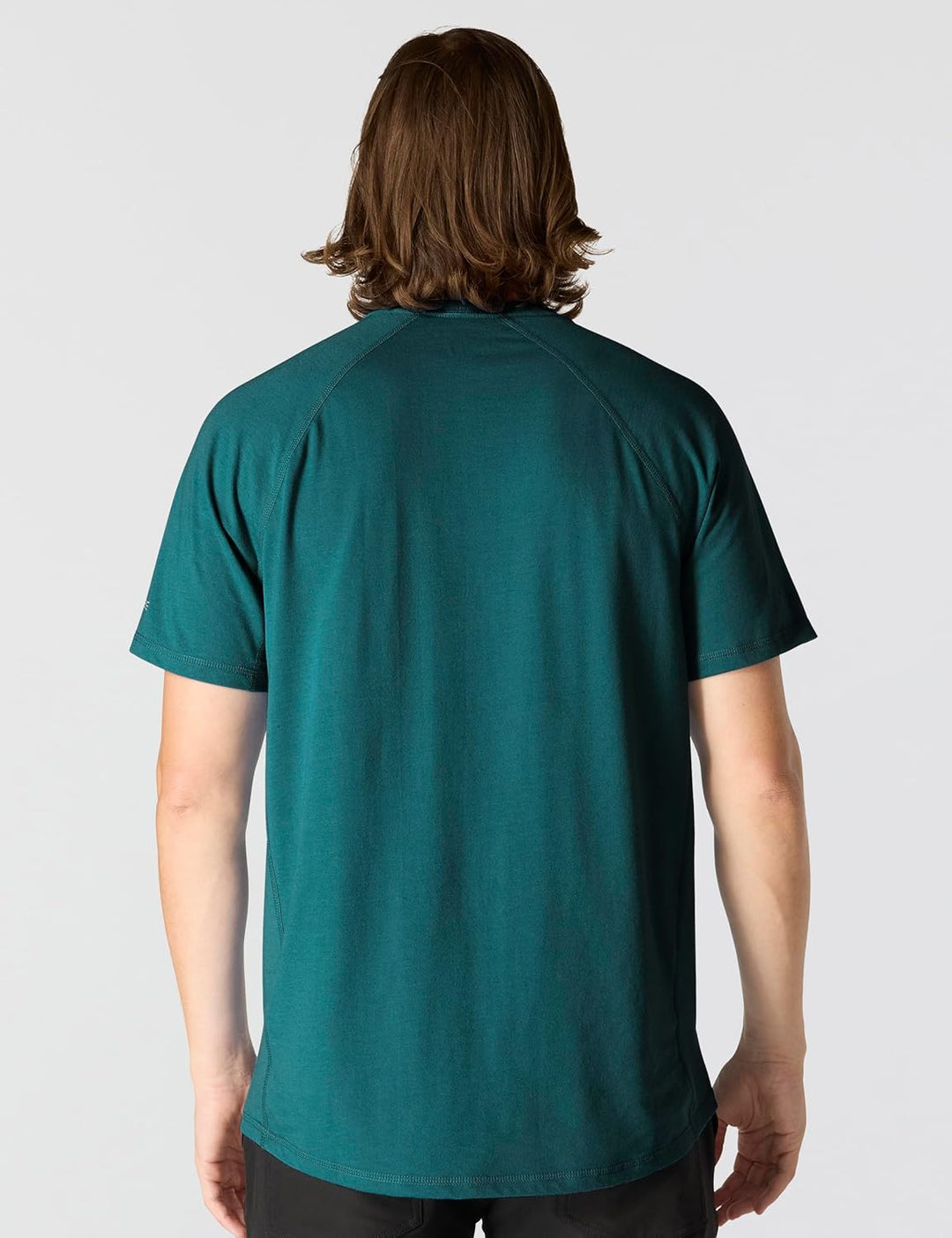 Carhartt Herren T-Shirt Force Flex Pocket S Greenstone, S Greenstone