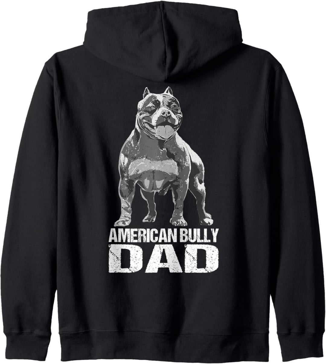 American Bully Dad Hund Listenhund Gassi Herrchen Hundepapa Kapuzenjacke