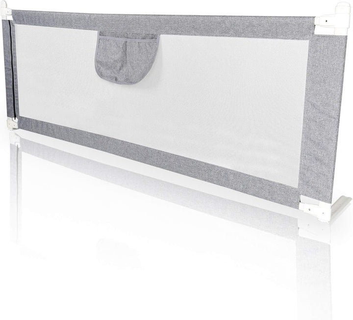 Herrselsam Bettgitter für Kinder (180 x 80 cm)，Rausfallschutz Bett für Kinder,Kinderbettgitter mit l