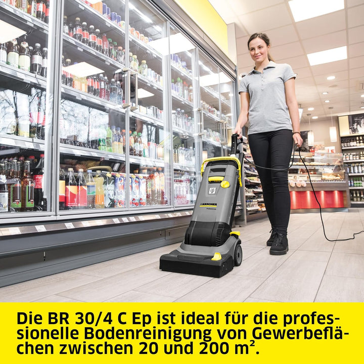 Kärcher Scheuersaugmaschine BR 30/4 C Ep, Leistung: 820 W, Flächenleistung: max. 200 m2, Netzbetrieb