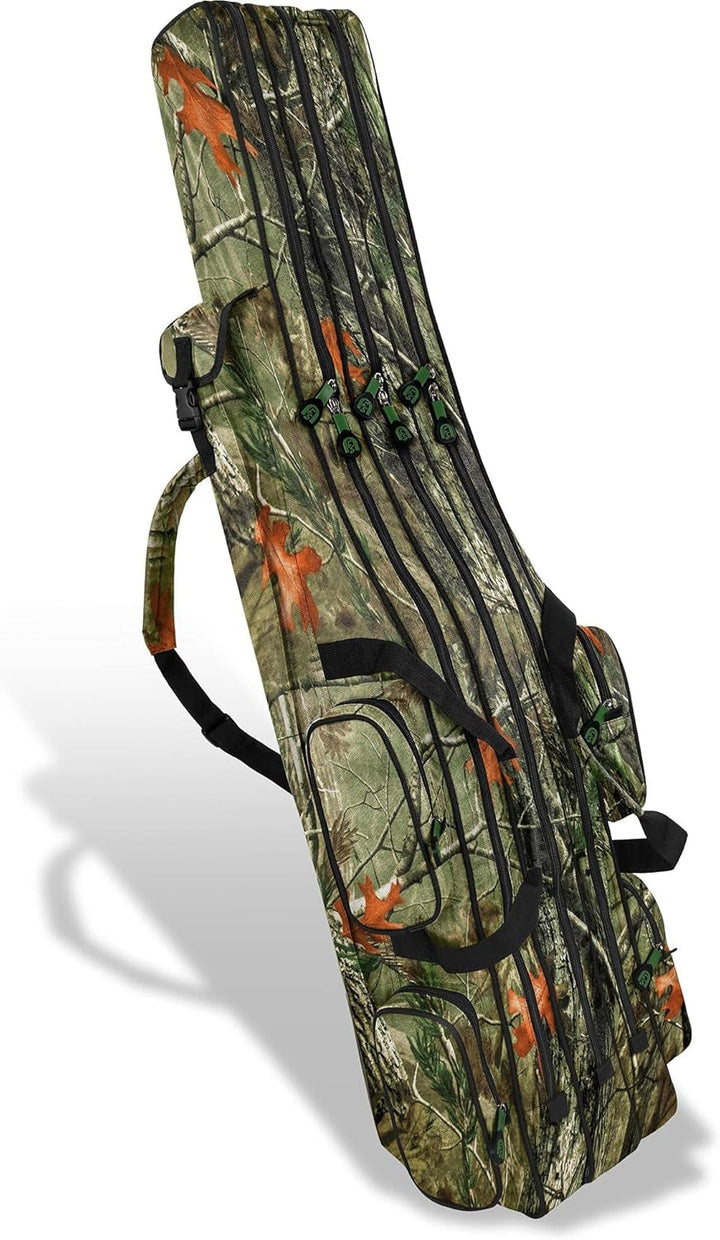 normani Rutentasche Rod Case Angelkoffer Futteral mit 2, 3 oder 4 Ruten-Fächern, Verschiedene Längen