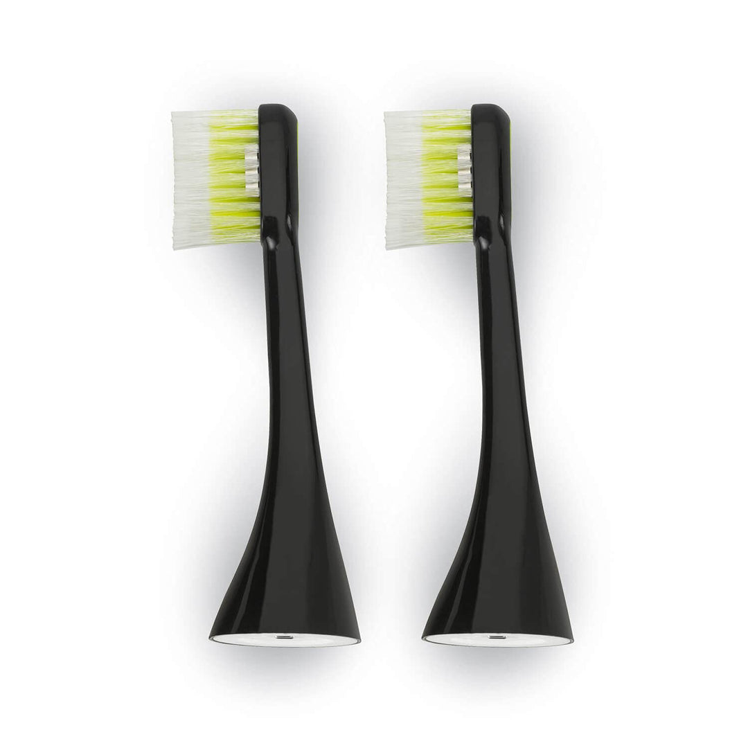 Silk`n ToothWave Aufsteckbürsten, Schwarz, Extra Soft/Small, 2 Stück Schwarz 2 stück (1er Pack), Sch