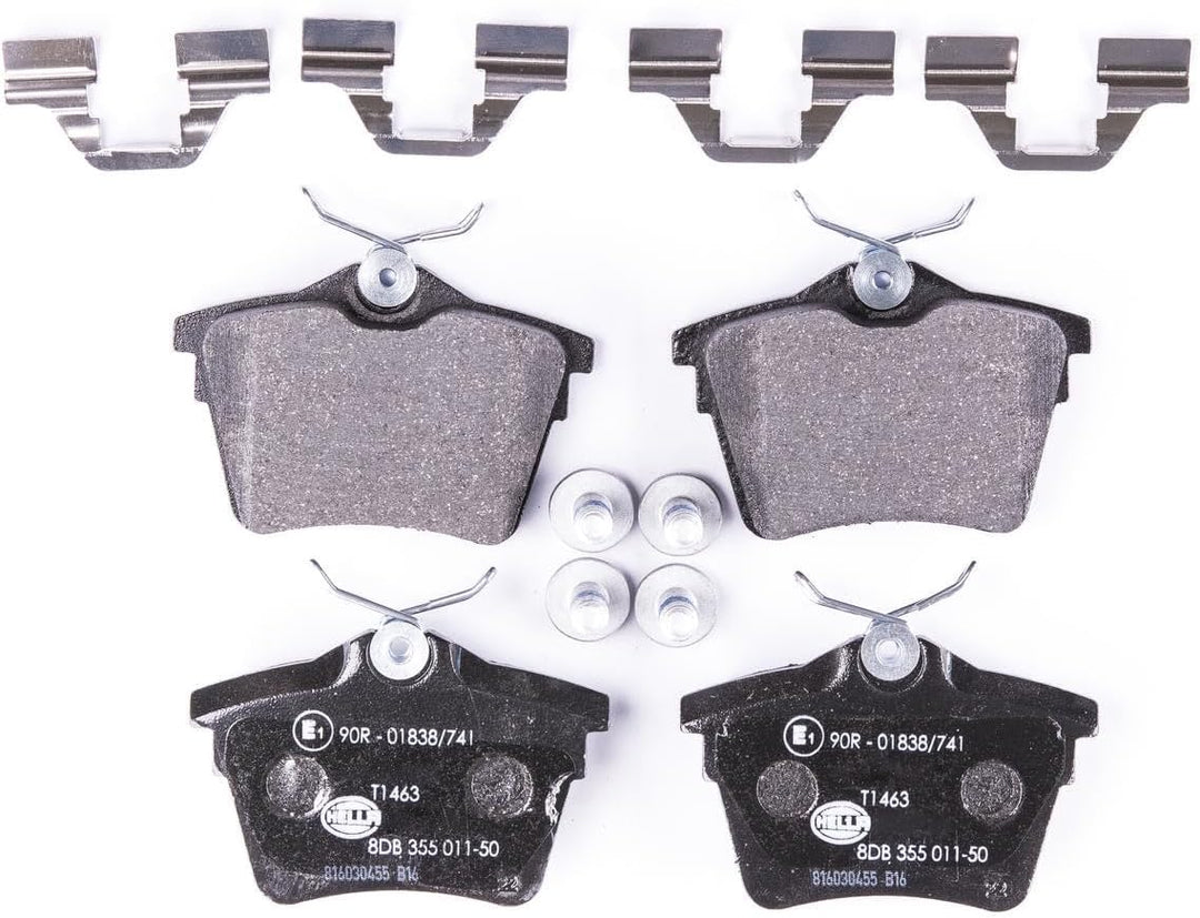 HELLA PAGID 8DB 355 011-501 Bremsbelagsatz - T1463 - Dicke/Stärke: 17.8mm - Bremssystem: Lucas - nic