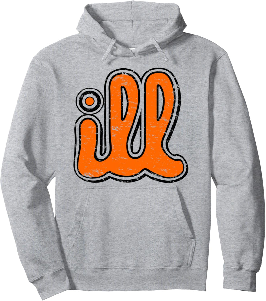 Vintage ILL Orange und Schwarz Philly Philly T-Shirt Pullover Hoodie