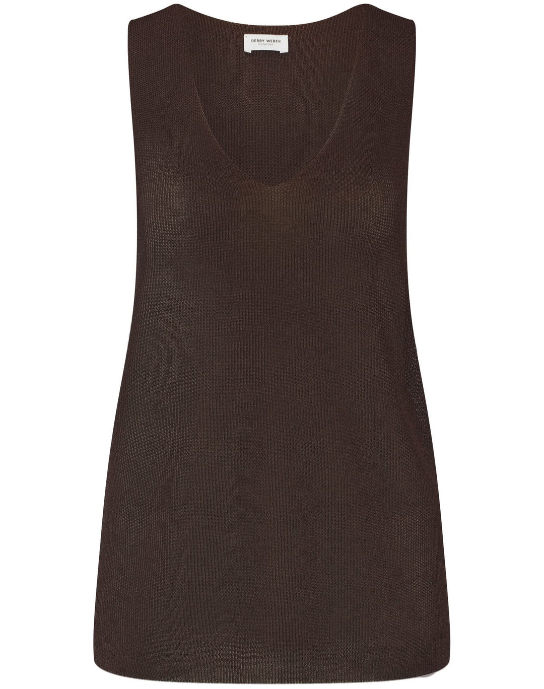 Gerry Weber Damen T-Shirt 42 Dark Brown, 42 Dark Brown