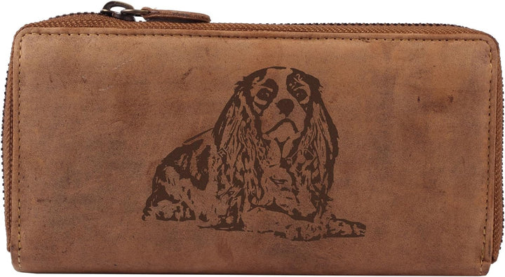 Greenburry Damen-Portemonnaie mit Hunde-Motiv Cavalier King Charles Spaniel l Geschenkidee für Hunde