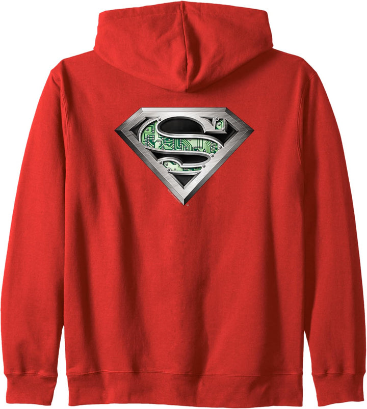 Superman Circuitry Logo Kapuzenjacke