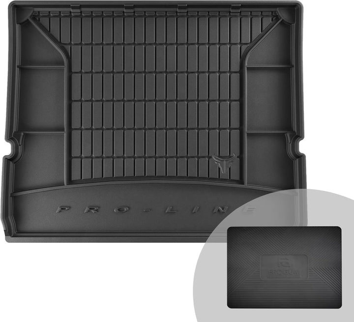FROGUM ProLine 3D Gummimatte Exklusive Auto Kofferraummatte Kofferraumwanne für Ford S-Max I 2006-20