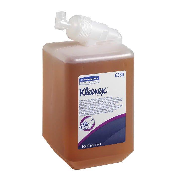 Kleenex Ultra, 6330, Handseife, 1 l, bernsteinfarben, 6 x 1 l Kassetten