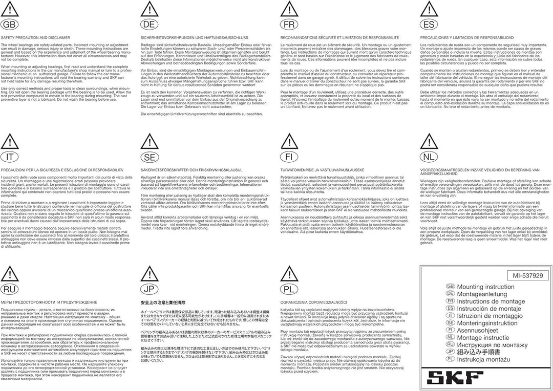 SKF Radlagersatz Radlager Set Hinten | VKBA 6632 | Für 1 1 (E81 E87) 1 (E82) 1 (E88) 3 (E90) 3 (E91)