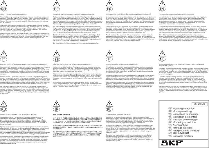 SKF Radlagersatz Radlager Set Hinten | VKBA 6632 | Für 1 1 (E81 E87) 1 (E82) 1 (E88) 3 (E90) 3 (E91)