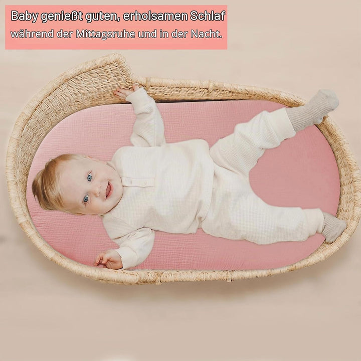 Spannbettlaken Kinderwagen,Spannbettlaken 70x35cm Spannbettlaken Spannbettlaken Beistellbett Kinderw