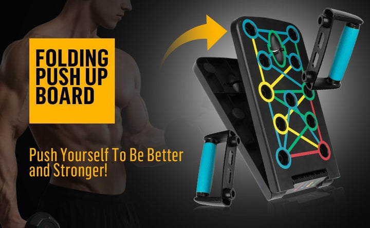 Liegestütze Brett Faltbare Tragbare 17 in 1 Pushup Ständer Heim Fitness Training mit Handgriff, Lieg